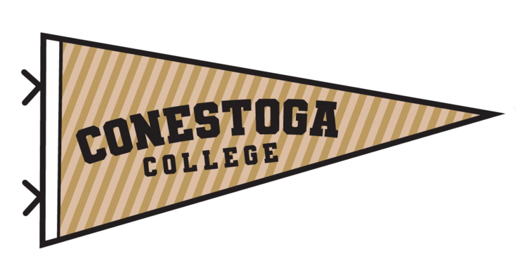 Removable Conestoga Pennent Sticker
